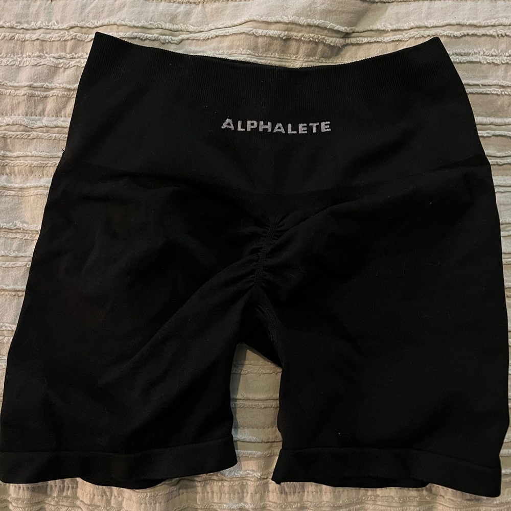 Alphalete Black Biker Shorts
